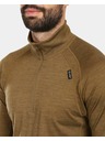 Kilpi Pánske termo tričko s dlhým rukávom z MERINO WOOL Kilpi JAGER-M Hnedá