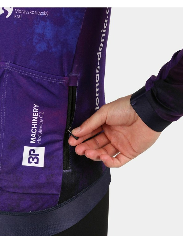 Kilpi Pánsky cyklistický dres s dlhým rukávom Kilpi VULCANO-M Modrá