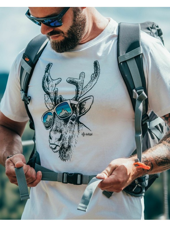 Kilpi Pánske funkčné tričko Kilpi LISMAIN-M Light Grey