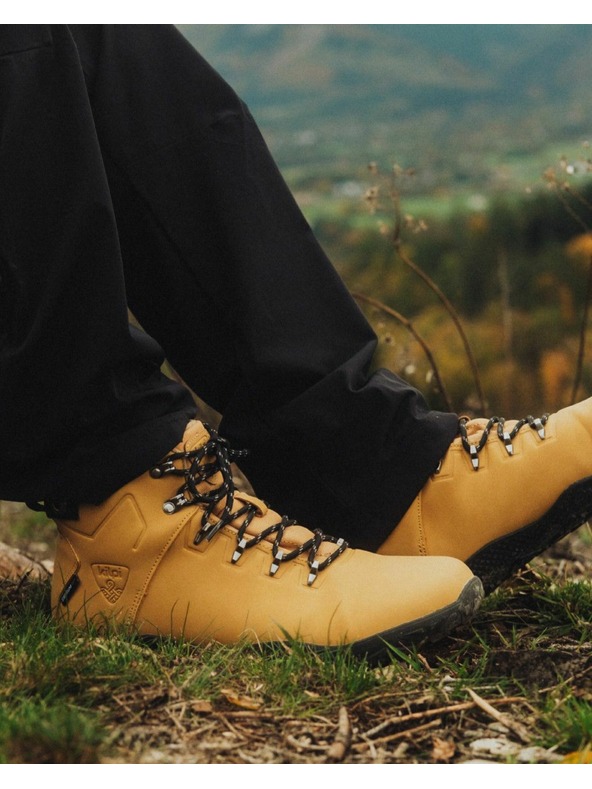 Kilpi Unisex vysoká outdoorová barefoot obuv Kilpi BARE HIGH WP-U Béžová
