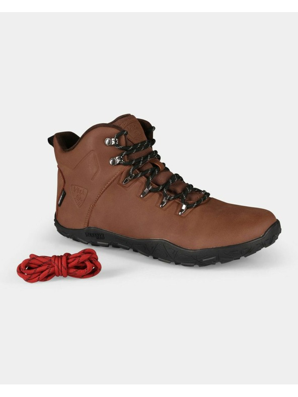 Kilpi Unisex vysoká outdoorová barefoot obuv Kilpi BARE HIGH WP-U Hnedá