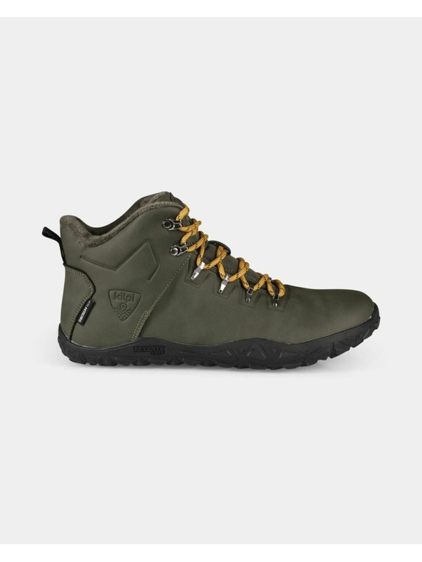 Kilpi Unisex vysoká outdoorová barefoot obuv Kilpi BARE HIGH WP-U Tmavo zelená