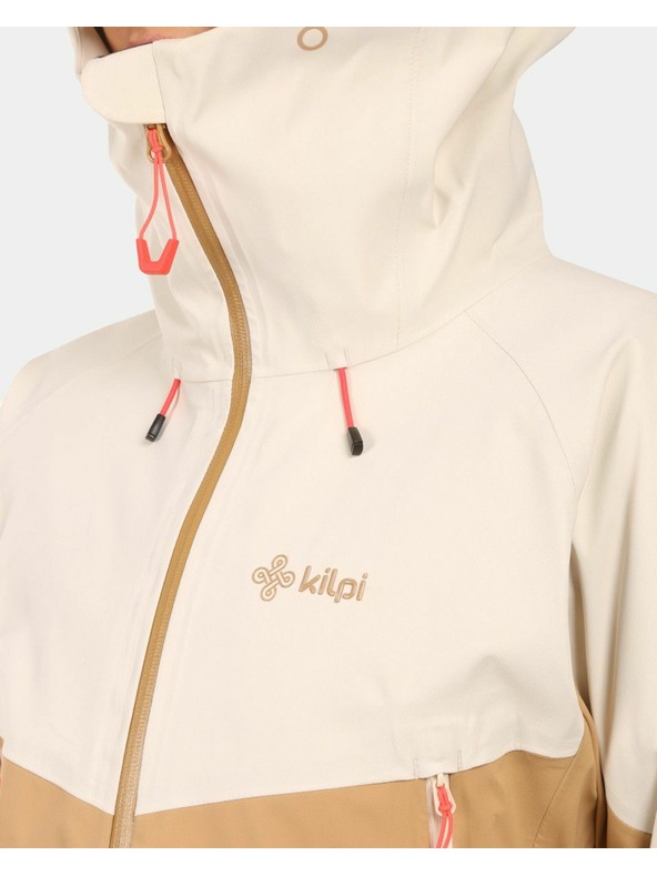 Kilpi Dámska hardshellová bunda Kilpi TRINITY-W Béžová
