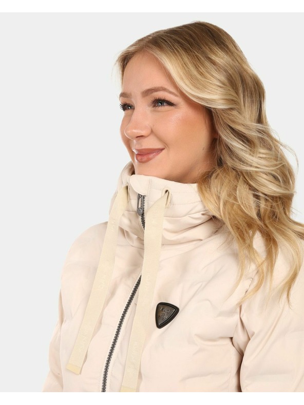 Kilpi Dámsky zimný kabát Kilpi BELIZE-W Béžová