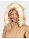 Kilpi Dámsky zimný kabát Kilpi PERU-W Béžová
