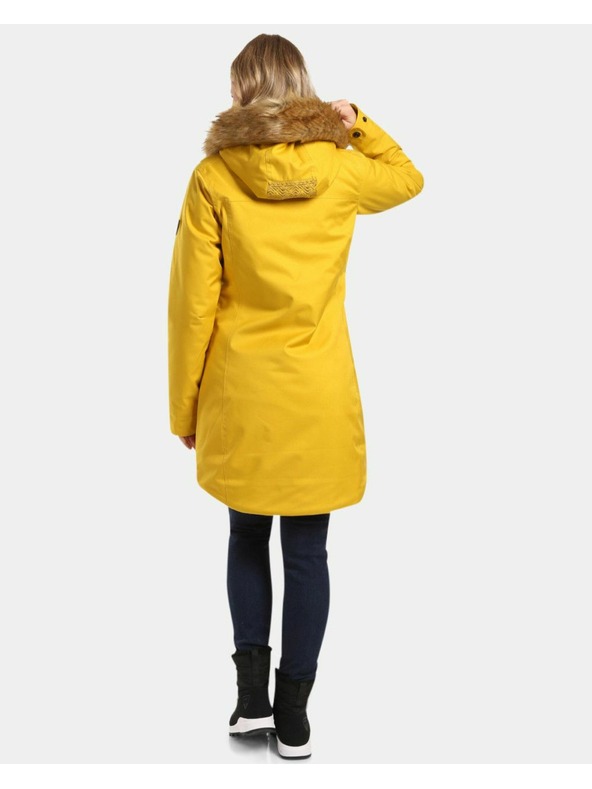 Kilpi Dámsky zimný kabát Kilpi PERU-W Zlatá