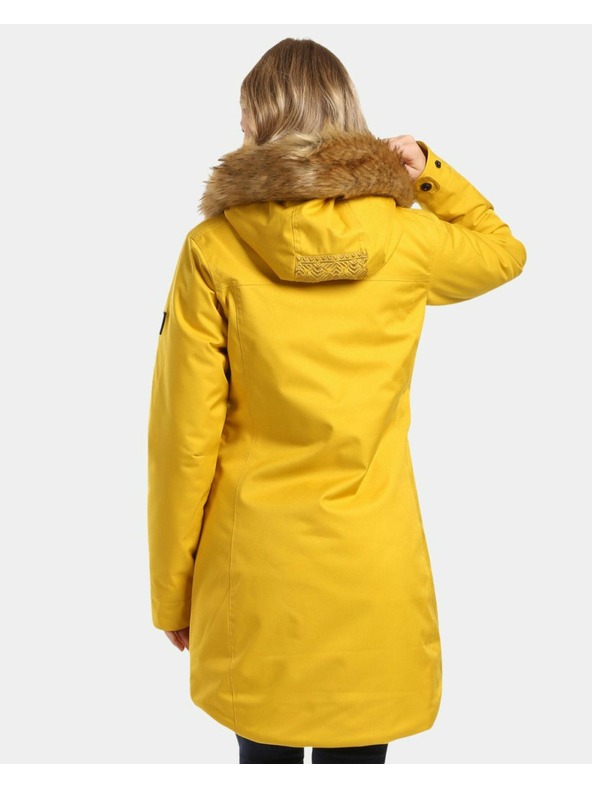 Kilpi Dámsky zimný kabát Kilpi PERU-W Zlatá