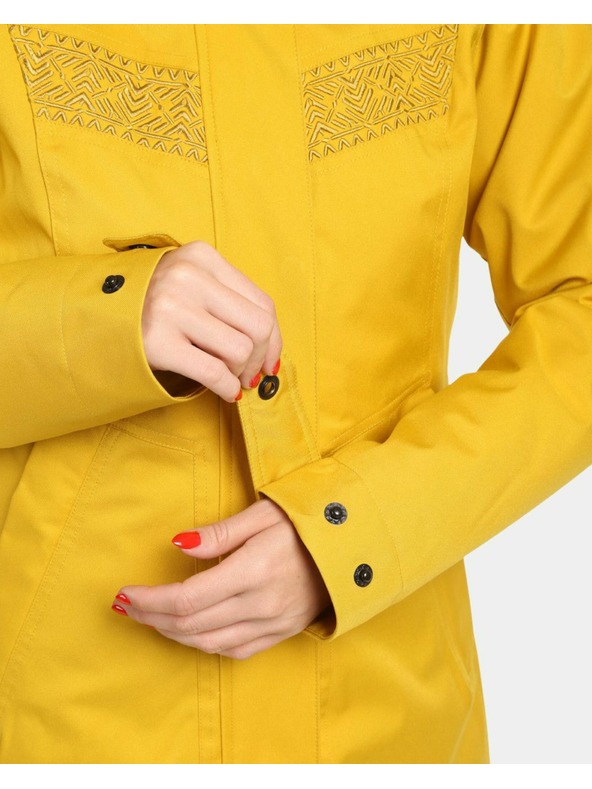 Kilpi Dámsky zimný kabát Kilpi PERU-W Zlatá