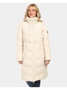 Kilpi Dámsky zateplený kabát Kilpi SALI-W Béžová