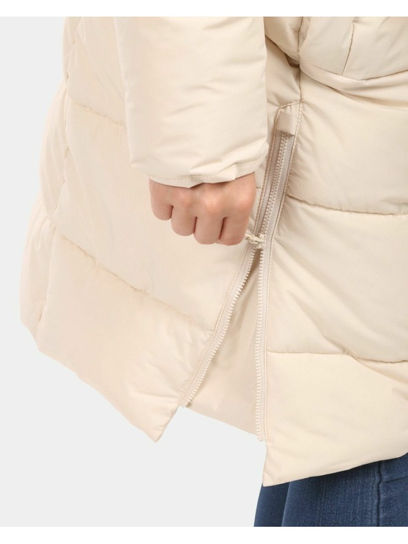 Kilpi Dámsky zateplený kabát Kilpi SALI-W Béžová