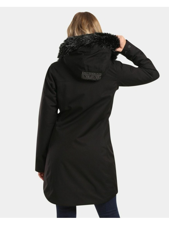 Kilpi Dámsky zimný kabát Kilpi PERU-W Čierna