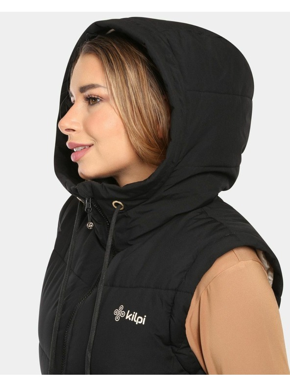 Kilpi Dámsky zateplený kabát Kilpi SALI-W Čierna