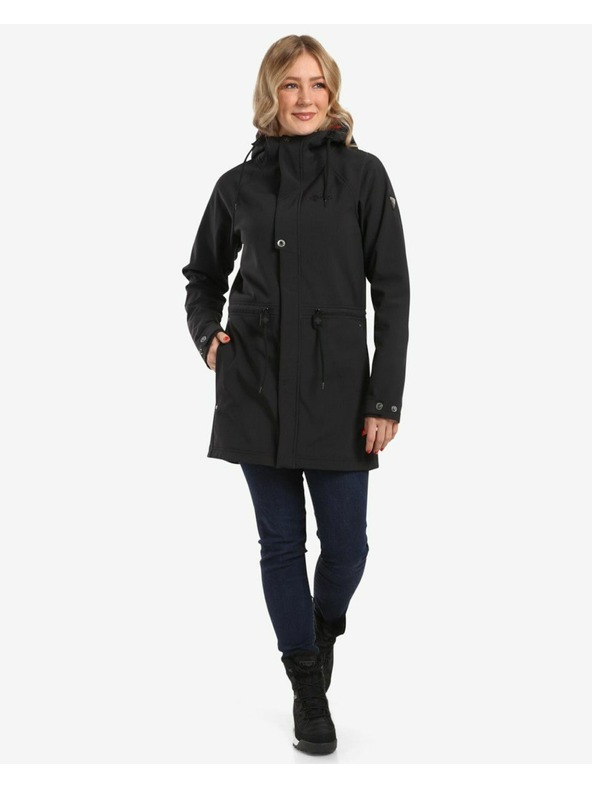 Kilpi Dámsky softshellový kabát Kilpi LASIKA-W Čierna