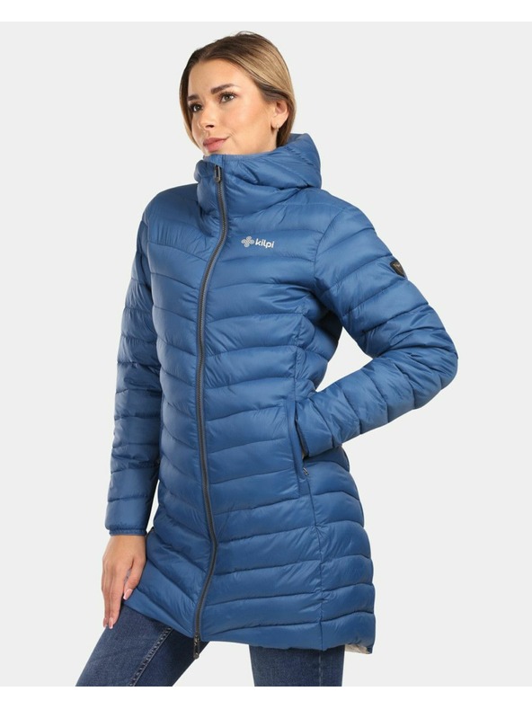 Kilpi Dámsky zateplený kabát Kilpi LEILA-W Tmavo modrá