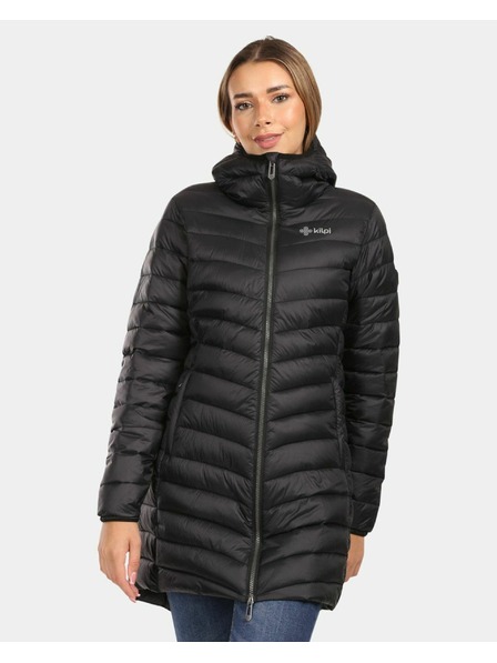 Kilpi Dámsky zateplený kabát Kilpi LEILA-W Čierna