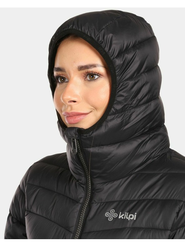 Kilpi Dámsky zateplený kabát Kilpi LEILA-W Čierna