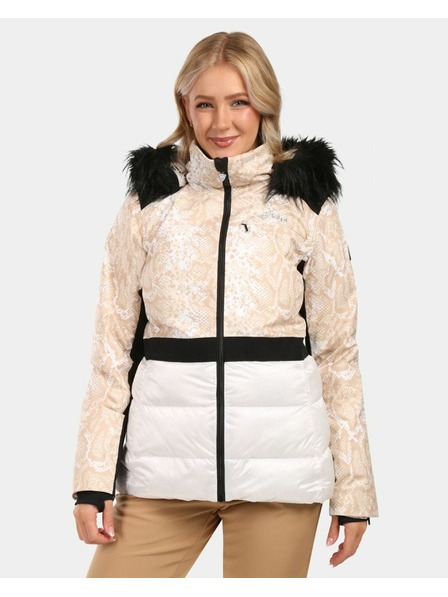 Kilpi Dámska lyžiarska bunda s integrovaným vyhrievaním Kilpi LENA-W Biela