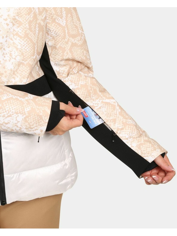 Kilpi Dámska lyžiarska bunda s integrovaným vyhrievaním Kilpi LENA-W Biela