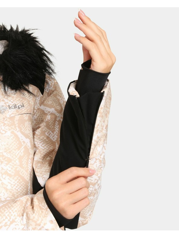 Kilpi Dámska lyžiarska bunda s integrovaným vyhrievaním Kilpi LENA-W Biela