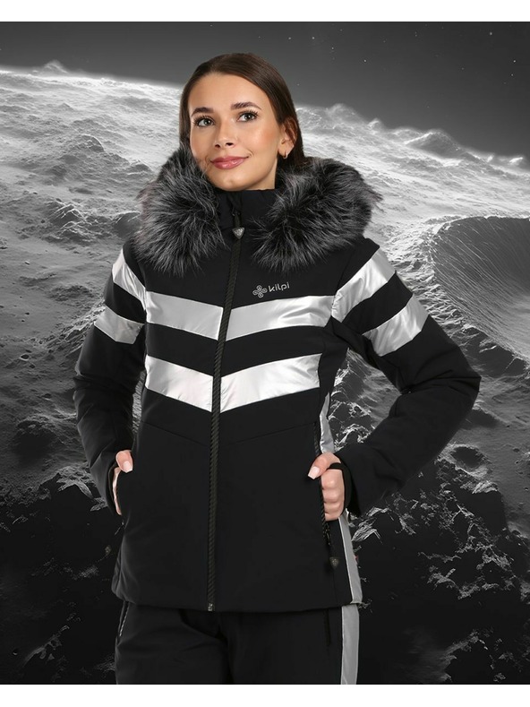 Kilpi Dámska luxusná lyžiarska bunda Kilpi LTD ASTER-W Čierna