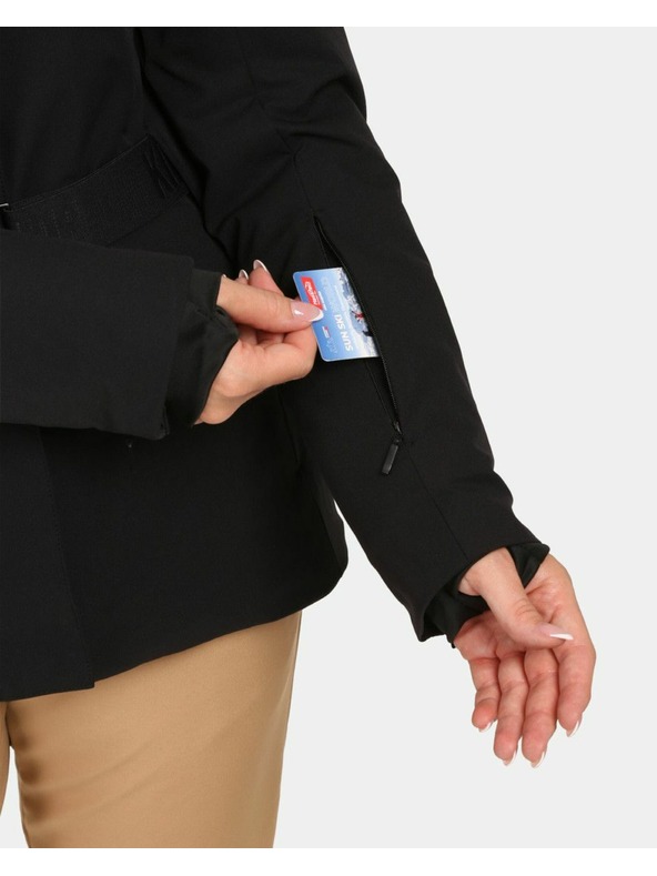 Kilpi Dámska lyžiarska bunda Kilpi CARRIE-W Čierna