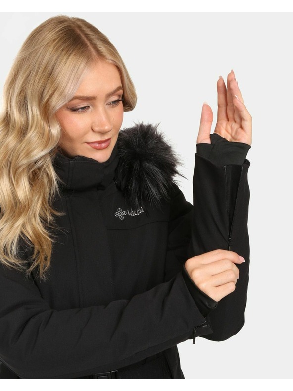 Kilpi Dámska lyžiarska bunda Kilpi CARRIE-W Čierna