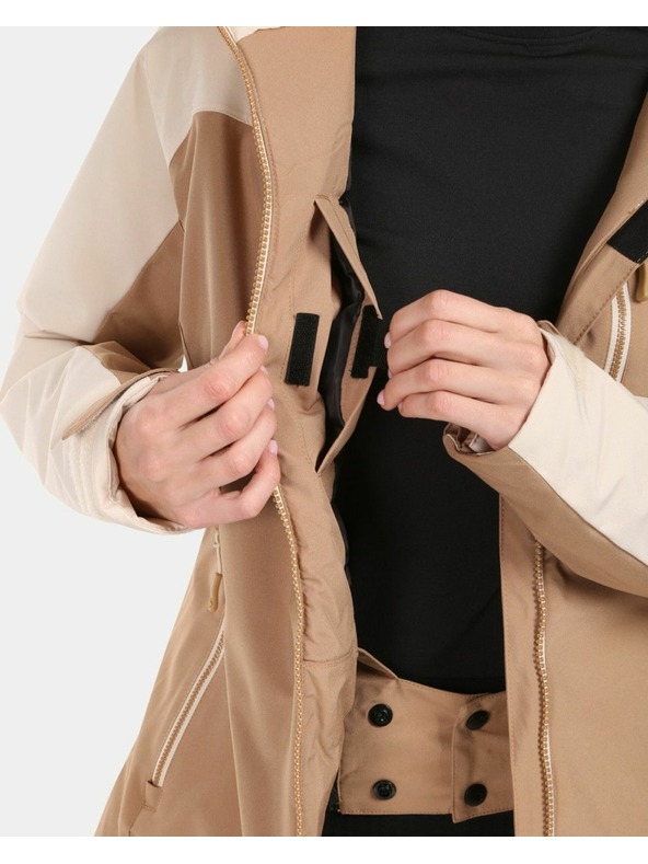 Kilpi Kilpi FLIP-W Dámska lyžiarska bunda Beige