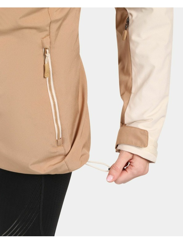 Kilpi Kilpi FLIP-W Dámska lyžiarska bunda Beige