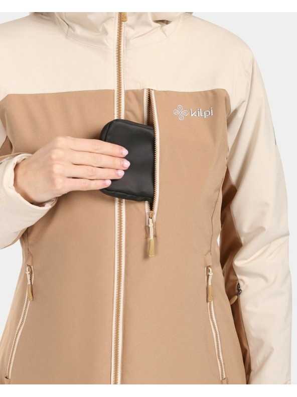 Kilpi Kilpi FLIP-W Dámska lyžiarska bunda Beige