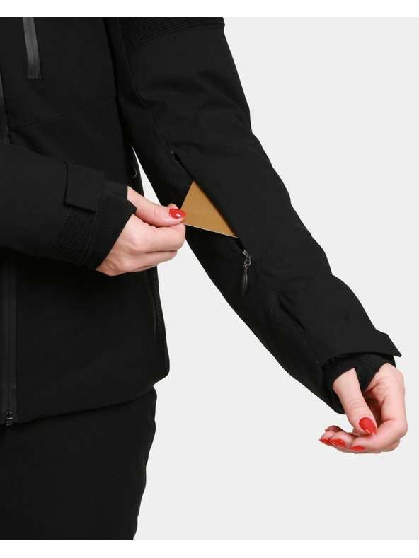 Kilpi Dámska lyžiarska bunda Kilpi VALERA-W Black