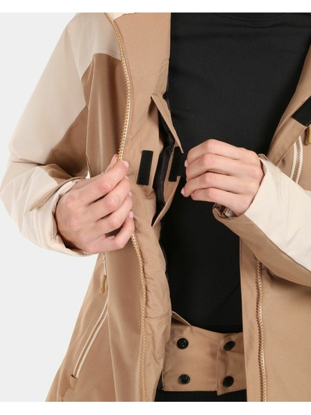 Kilpi Kilpi FLIP-W Dámska lyžiarska bunda Beige