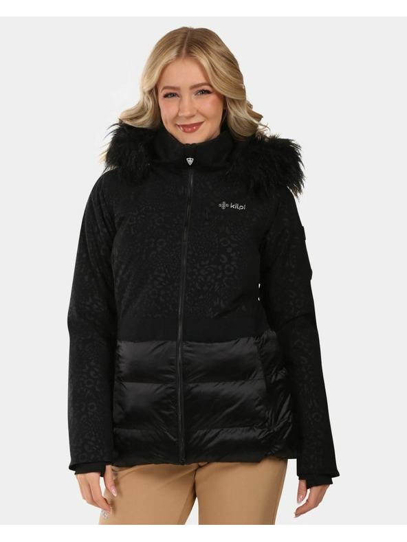 Kilpi Dámska lyžiarska bunda s integrovaným vyhrievaním Kilpi LENA-W Čierna