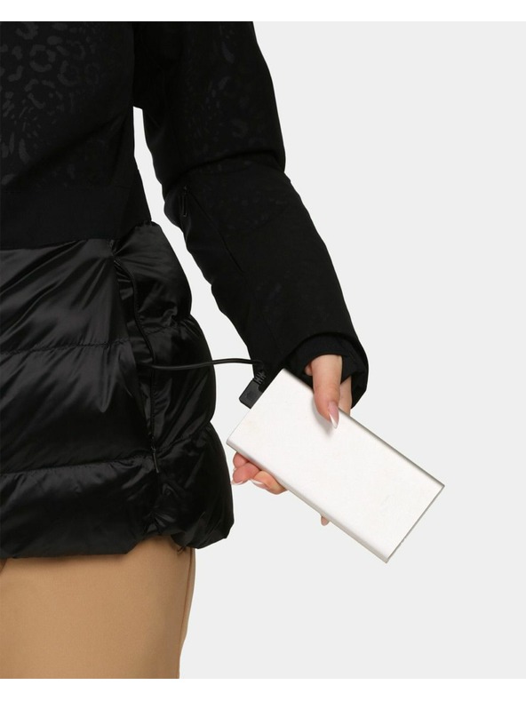 Kilpi Dámska lyžiarska bunda s integrovaným vyhrievaním Kilpi LENA-W Čierna