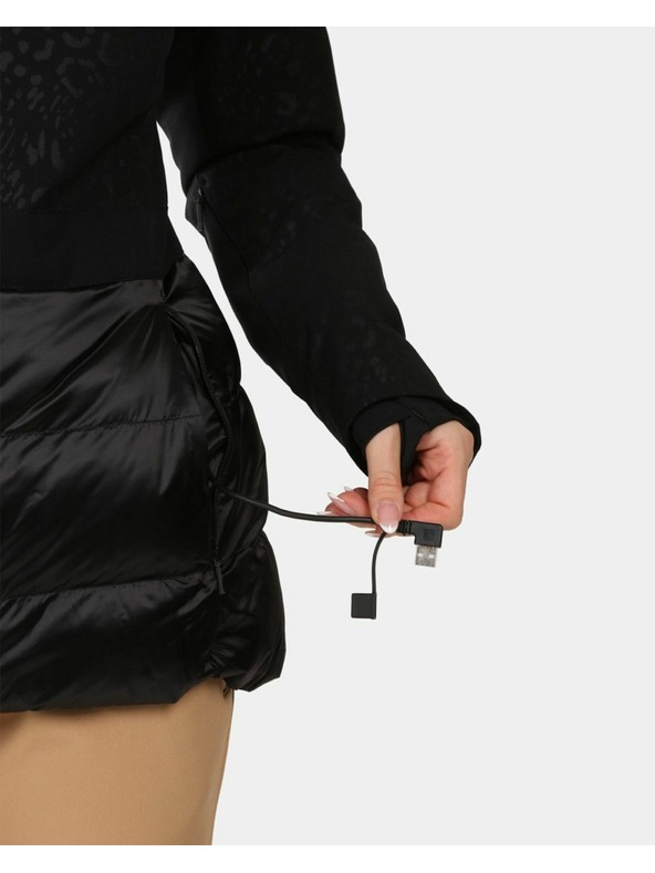 Kilpi Dámska lyžiarska bunda s integrovaným vyhrievaním Kilpi LENA-W Čierna