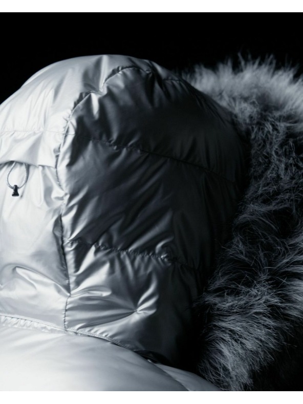 Kilpi Dámska strieborná zimná zateplená bunda Kilpi LTD SIRIUS-W Strieborná