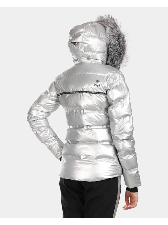 Kilpi Dámska strieborná zimná zateplená bunda Kilpi LTD SIRIUS-W Strieborná