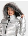 Kilpi Dámska strieborná zimná zateplená bunda Kilpi LTD SIRIUS-W Strieborná