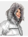 Kilpi Dámska strieborná zimná zateplená bunda Kilpi LTD SIRIUS-W Strieborná