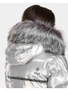 Kilpi Dámska strieborná zimná zateplená bunda Kilpi LTD SIRIUS-W Strieborná