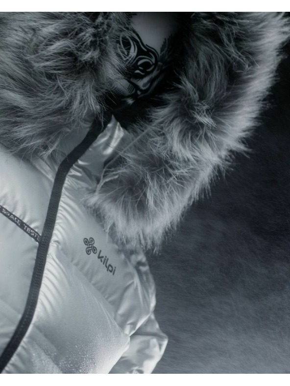 Kilpi Dámska strieborná zimná zateplená bunda Kilpi LTD SIRIUS-W Strieborná