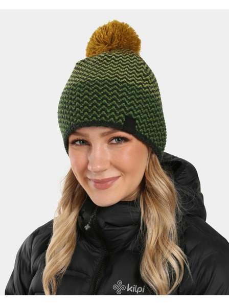 Kilpi Dámska zimná čiapka Kilpi SALOME-W Tmavozelená