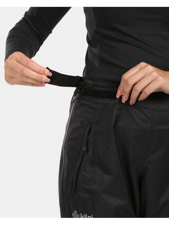 Kilpi Dámske nepremokavé hardshellové nohavice Kilpi ALPIN-W Čierna