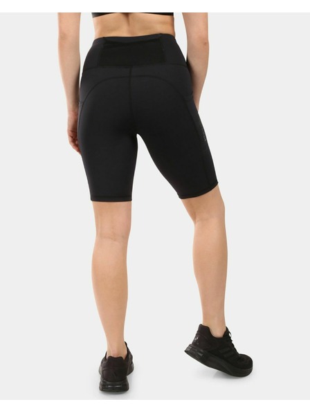 Kilpi Dámske krátke legíny Kilpi ARTEMI-W s funkciou OPTI-DRY Čierna