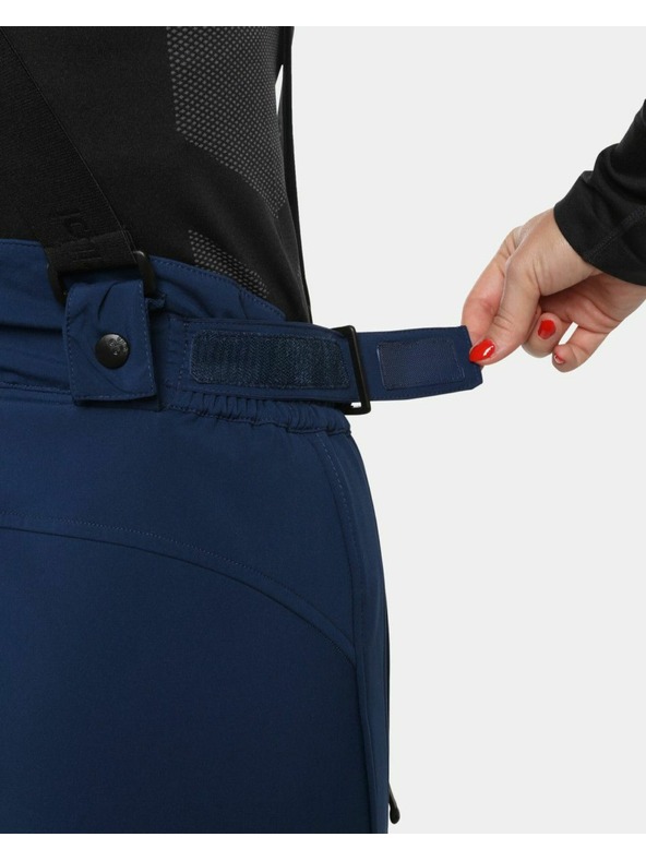 Kilpi Dámske softshellové lyžiarske nohavice Kilpi RHEA-W Dark Blue