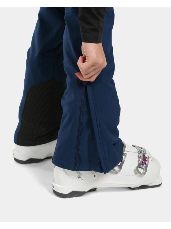 Kilpi Dámske softshellové lyžiarske nohavice Kilpi RHEA-W Dark Blue