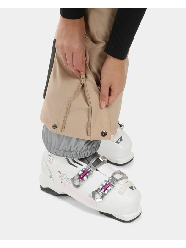 Kilpi Dámske lyžiarske nohavice Kilpi ELARE-W Beige