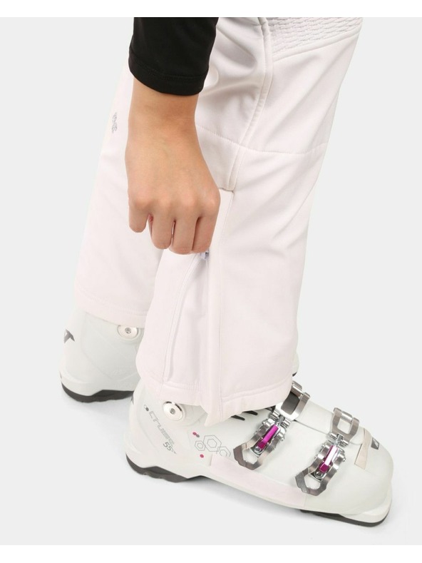 Kilpi Dámske softshellové lyžiarske nohavice Kilpi DIONE-W White