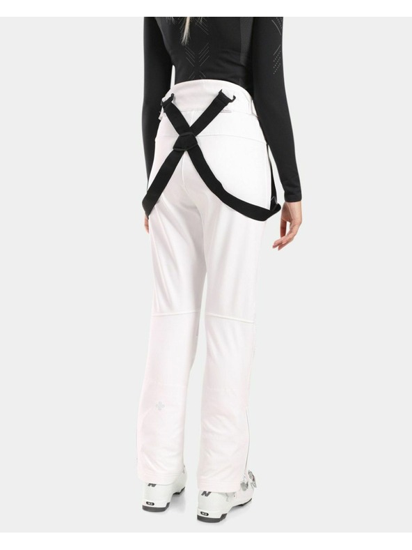 Kilpi Dámske softshellové lyžiarske nohavice Kilpi DIONE-W White