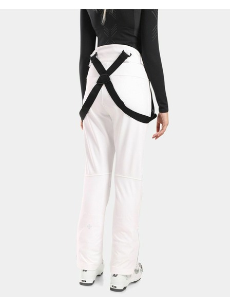 Kilpi Dámske softshellové lyžiarske nohavice Kilpi DIONE-W White