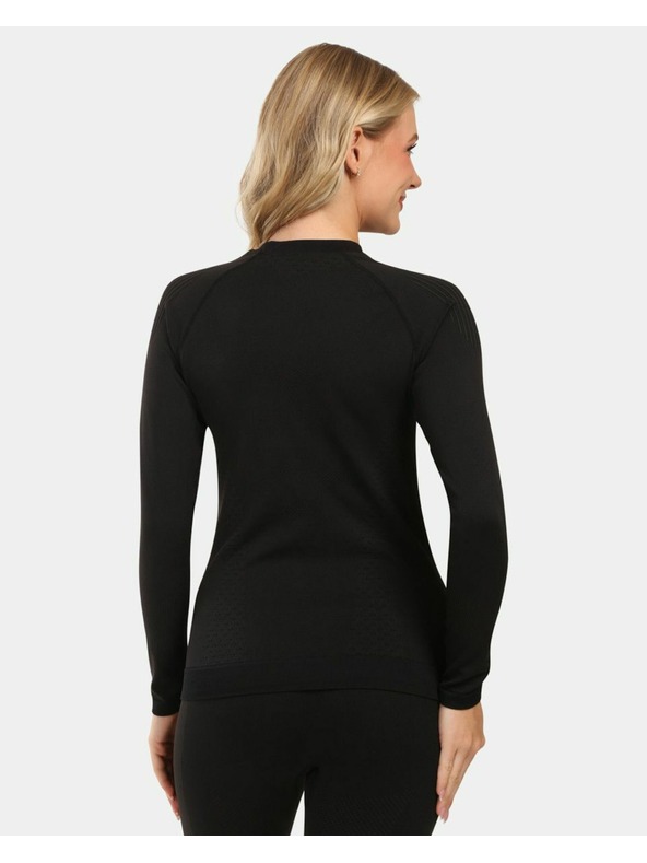 Kilpi Dámske bezšvové termo tričko s dlhým rukávom Kilpi CAROL-W Čierne